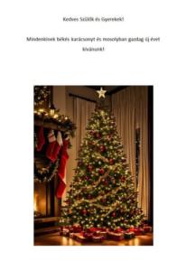 Kellemes Karácsonyi Ünnepeket Kívánunk!