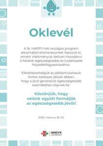 Oklevél-Víz világnapja