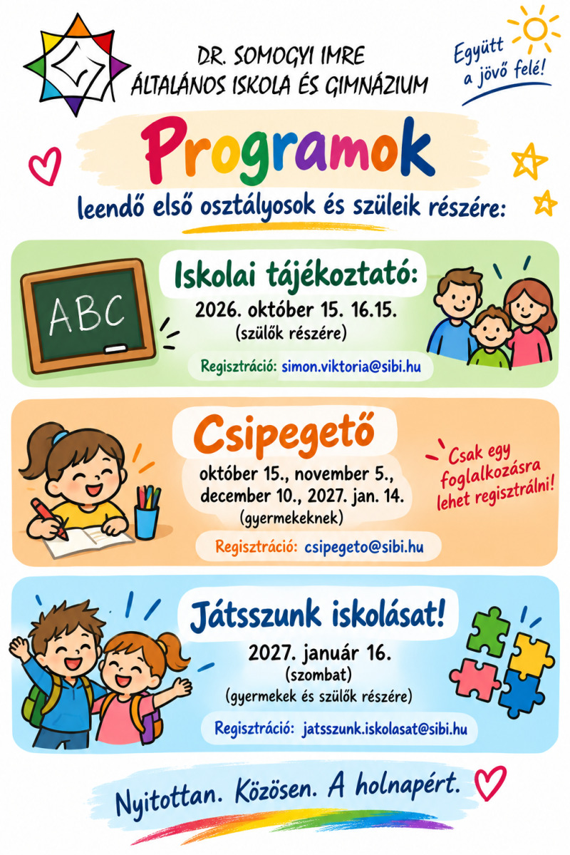 Felvételi tájékoztatás-Általános iskola